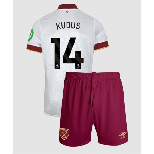 West Ham United Mohammed Kudus #14 Rezervni Dres za djecu 2024-25 Kratak Rukav (+ Kratke hlače)